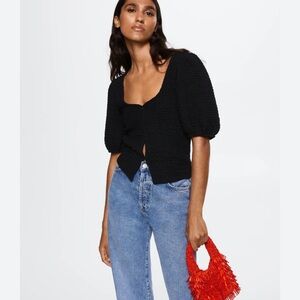 MANGO Textured knit top - Women MANGO Gibraltar